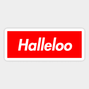 Halleloo Sticker